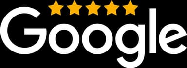 Logo Google avec 5 étoiles